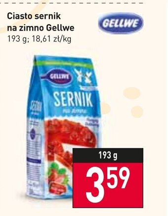 Stokrotka Ciasto sernik na zimno Gellwe 193g oferta