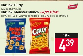 Stokrotka Chrupki Curly 120g oferta