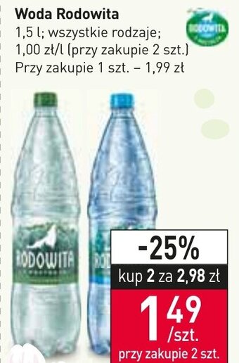 Stokrotka Woda Rodowita 1,5l oferta