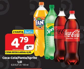 Delfin Coca-Cola/Fanta/Sprite 1,5l oferta