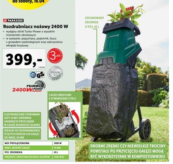 Lidl Rozdrabniacz nożowy 2400 W oferta