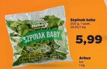 Netto Szpinak baby oferta