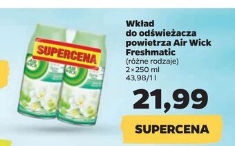 Netto Wkład do odświeżacza powietrza Air Wick Freshmatic oferta