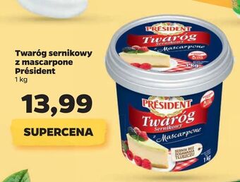 Netto Twaróg sernikowy z mascarpone Président oferta