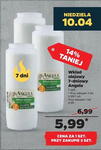 Netto Wkład olejowy 7-dniowy Angela oferta