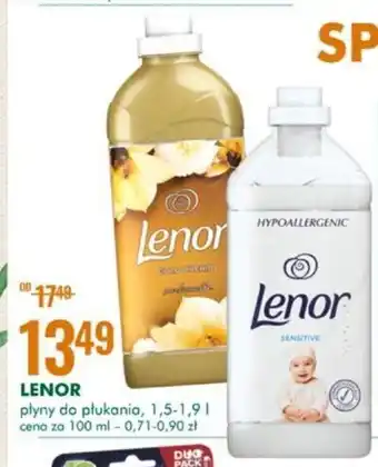 SuperPharm Lenor płyny do płukania 1,5-1,9l oferta