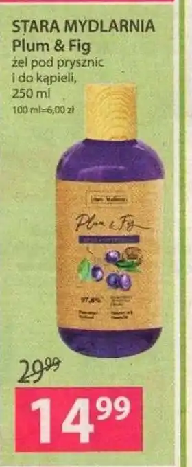 Hebe Stara Mydlarnia Plum & Fig  żel pod prysznic i do kąpieli 250ml oferta