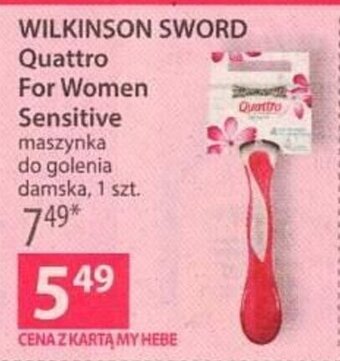 Hebe Wilkinson Sword Quattro For Women Sensitive oferta