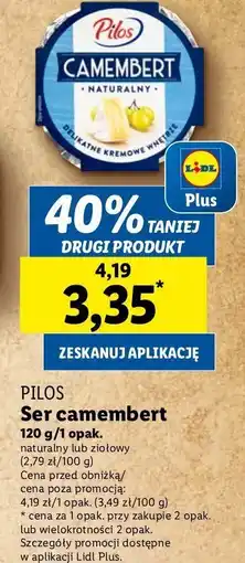 Lidl Ser camembert naturalny oferta
