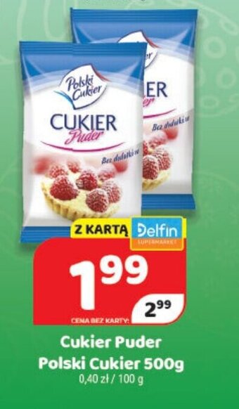 Delfin Cukier Puder Polski Cukier 500g oferta