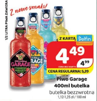 Delfin Piwo Garage 400ml oferta