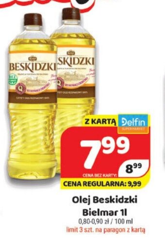 Delfin Olej Beskidzki Bielmar 1l oferta