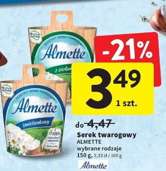 Intermarche Serek twarogowy Almette 150g oferta