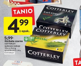 Intermarche Herbata czarna Cotterley oferta