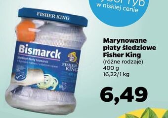 Netto Marynowane płaty śledziowe Fisher King oferta