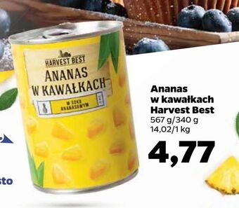 Netto Ananas w kawałkach Harvest Best oferta