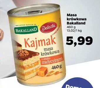 Netto Masa krówkowa Bakalland oferta