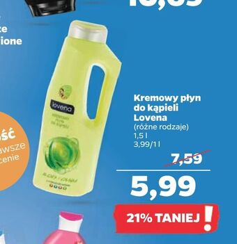 Netto Kremowy płyn do kąpieli Lovena oferta