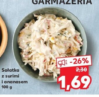 Kaufland Sałatka surimi z ananasem w majonezie oferta