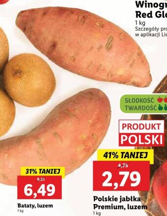 Lidl Bataty 1kg oferta