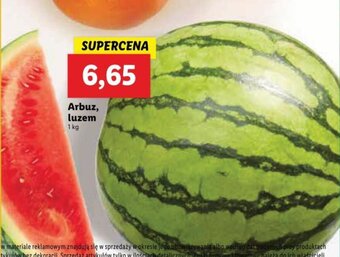Lidl Arbuz 1kg oferta