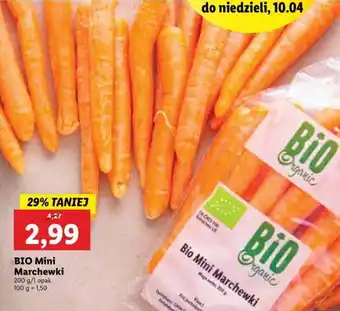 Lidl Bio Mini Marchewki 200g oferta