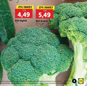 Lidl BIO Brokuł 400g oferta