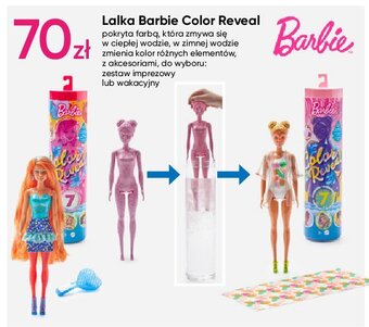 Pepco Lalka barbie color reveal oferta