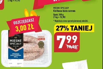 ALDI Kiełbaski białe surowe oferta