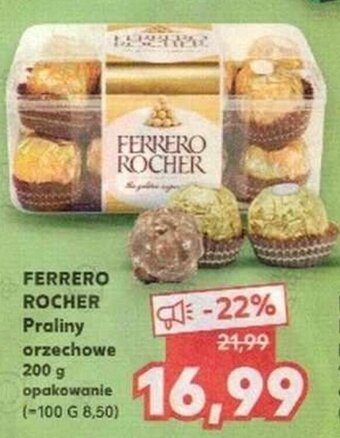 Kaufland Ferrero Rocher Praliny orzechowe 200g oferta