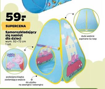 Netto Samorozkładający się namiot dla dzieci oferta