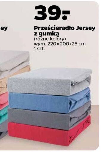 Netto Prześcieradło Jersey z gumką oferta