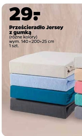 Netto Prześcieradło Jersey z gumką oferta