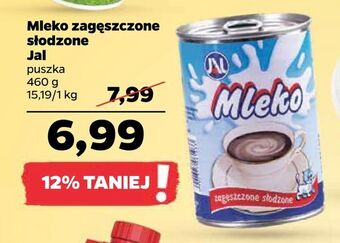 Netto Mleko zagęszczone słodzone Jal oferta