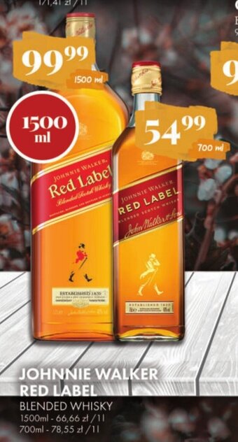 Al.Capone Johnnie Walker Red Label 1500ml oferta
