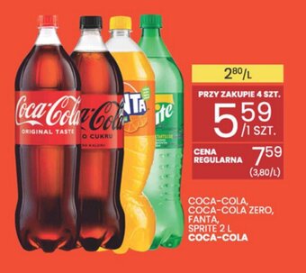 Wafelek Coca-Cola, Coca Cola Zero, Fanta, Sprite 2l oferta