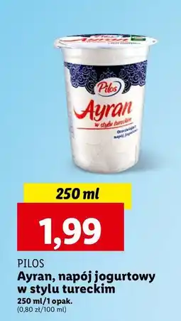 Lidl Napój jogurtowy turecka receptura 1 SZT 250 ML oferta