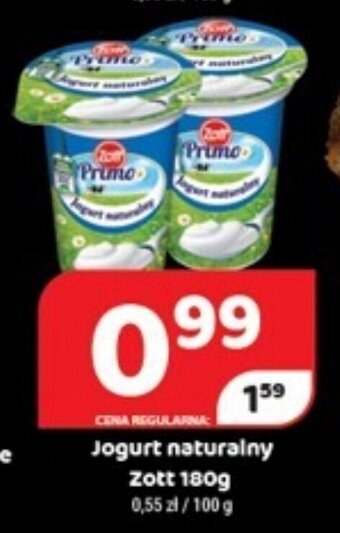 Delfin Jogurt naturalny Zott 180g oferta