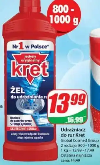 Carrefour Market Żel do udrożniania rur 1 SZT 500 G oferta