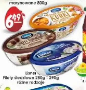 Delikatesy Paleo Lisner Filety śledziowe 280-290g oferta