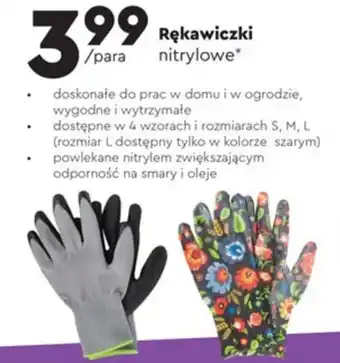 Biedronka Rękawiczki nitrylowe oferta