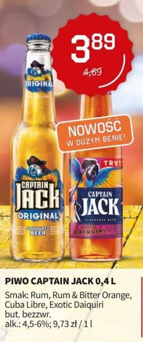 Duży Ben Piwo Captain Jack 0,4l oferta