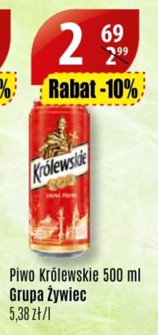 API MARKET Piwo Królewskie 500ml oferta