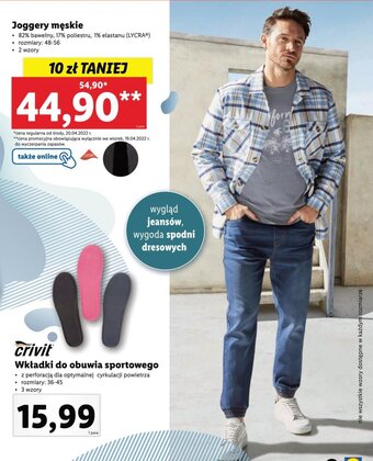 Lidl Joggery męskie oferta