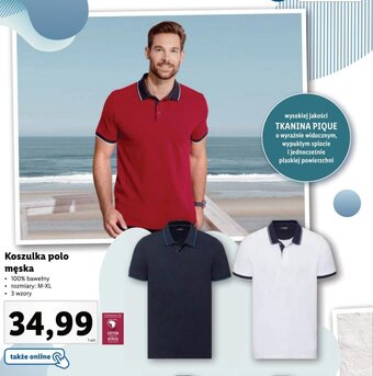 Lidl Koszulka polo męska oferta