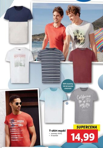 Lidl T-shirt męski oferta