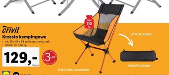 Lidl Krzesło kempingowe oferta