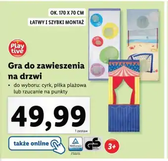 Lidl Gra do zawieszenia na drzwi oferta