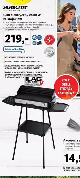 Lidl Grill elektryczny 2400W oferta