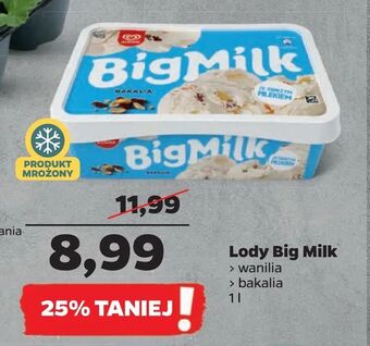 Netto Lody Big Milk oferta